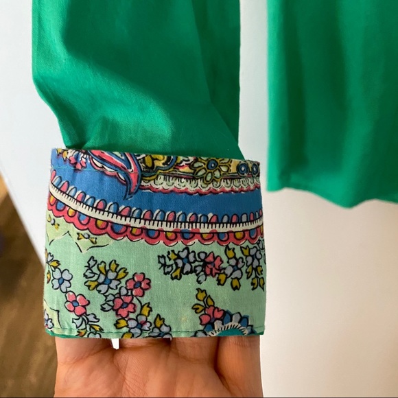 VAN HEUSEN XS Green Button Down - Picture 5 of 13